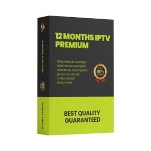 12 Months Iptv Subscription - 3 connections